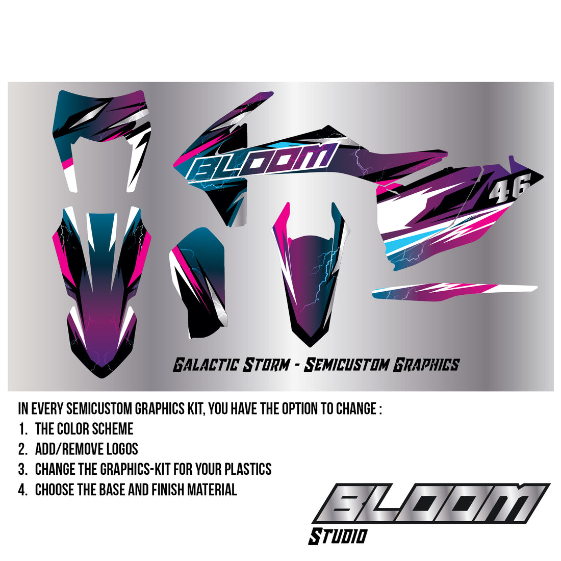 Galactic Storm - Semi-Custom Graphics Kit